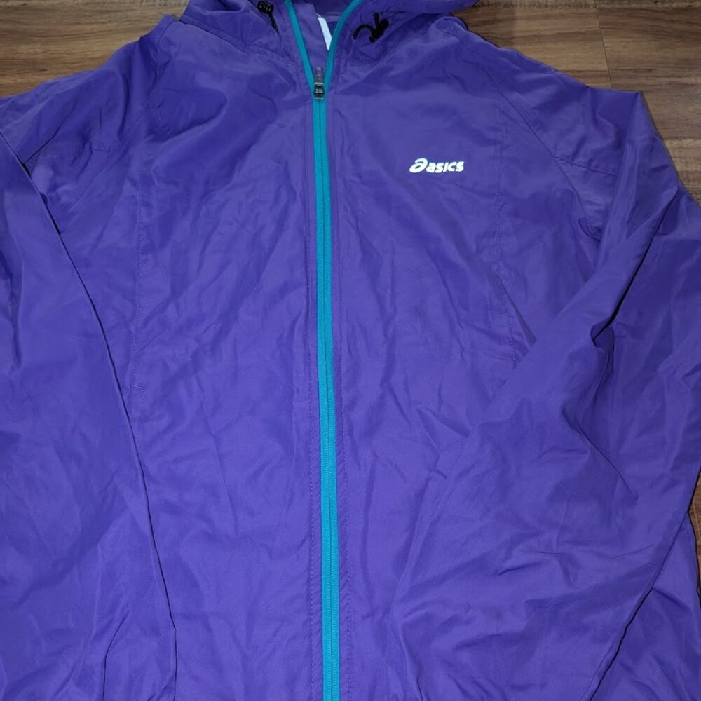 Asics Purple Windbreaker